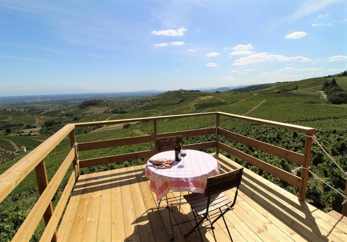 Tiny House Au Coeur Du Vignoble Beaujolais Hotel Fleurie Exterior foto